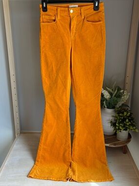 L'Agence‎ Pants Women's Size 24
Marty Yellow Boho Hippie Retro
Flared Raw Hem